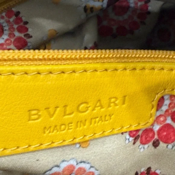 Bulgari Bvlgari Yellow Leather Tote Bag - Picture 9 of 16